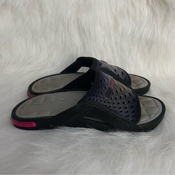 Rider Shoes Women’s Sandal’s Slides Size 9 Open Toe Black-Gray‎ Slip On - Picture 1 of 7